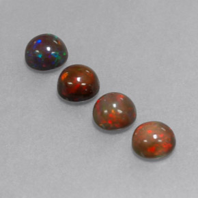 Achetez naturel ct multicolore opale chocolat gems, coupe roude, en provenance ethiopie chez gemselect. en stock, livraison internationale!