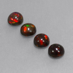 Achetez naturel ct multicolore opale chocolat gems, coupe roude, en provenance ethiopie chez gemselect. en stock, livraison internationale!