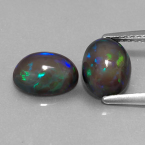 Achetez naturel ct multicolore opale chocolat gems, coupe ovale, en provenance ethiopie chez gemselect. en stock, livraison internationale!