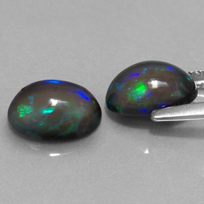 Achetez naturel ct multicolore opale chocolat gems, coupe ovale, en provenance ethiopie chez gemselect. en stock, livraison internationale!