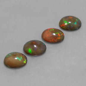 Achetez naturel ct multicolore opale chocolat gems, coupe ovale, en provenance ethiopie chez gemselect. en stock, livraison internationale!
