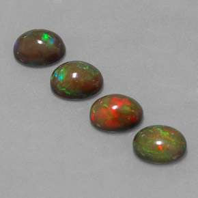 Achetez naturel ct multicolore opale chocolat gems, coupe ovale, en provenance ethiopie chez gemselect. en stock, livraison internationale!