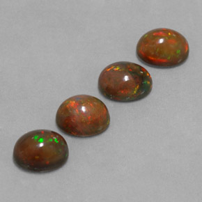 Achetez naturel ct Multicolore Opale Chocolat gems, Coupe ovale, En provenance Ethiopie chez GemSelect. En stock, livraison internationale!