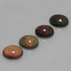 Achetez naturel ct multicolore opale chocolat gems, coupe ovale, en provenance ethiopie chez gemselect. en stock, livraison internationale!