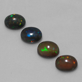 Achetez naturel ct Multicolore Opale Chocolat gems, Coupe ovale, En provenance Ethiopie chez GemSelect. En stock, livraison internationale!