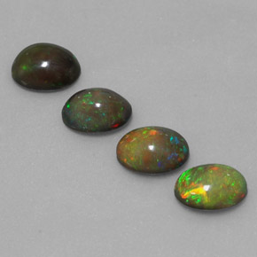 Achetez naturel ct Multicolore Opale Chocolat gems, Coupe ovale, En provenance Ethiopie chez GemSelect. En stock, livraison internationale!