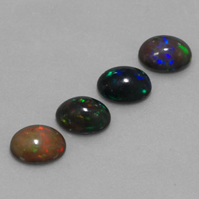 Achetez naturel ct Multicolore Opale Chocolat gems, Coupe ovale, En provenance Ethiopie chez GemSelect. En stock, livraison internationale!