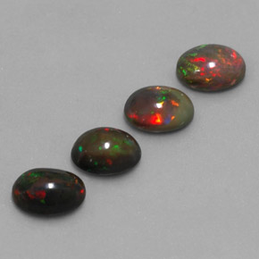 Achetez naturel ct Multicolore Opale Chocolat gems, Coupe ovale, En provenance Ethiopie chez GemSelect. En stock, livraison internationale!