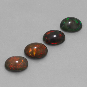 Achetez naturel ct multicolore opale chocolat gems, coupe ovale, en provenance ethiopie chez gemselect. en stock, livraison internationale!