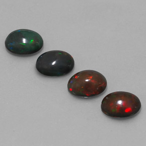 Achetez naturel ct multicolore opale chocolat gems, coupe ovale, en provenance ethiopie chez gemselect. en stock, livraison internationale!