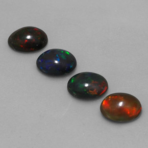 Achetez naturel ct Multicolore Opale Chocolat gems, Coupe ovale, En provenance Ethiopie chez GemSelect. En stock, livraison internationale!