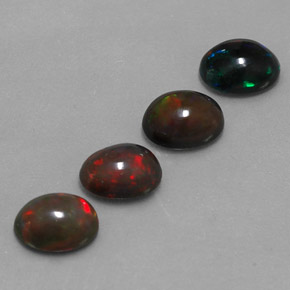 Achetez naturel 3,57ct multicolore opale chocolat gems, coupe ovale, en provenance ethiopie chez gemselect. en stock, livraison internationale!