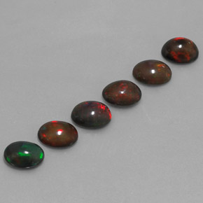 Achetez naturel 4,61ct multicolore opale chocolat gems, coupe ovale, en provenance ethiopie chez gemselect. en stock, livraison internationale!