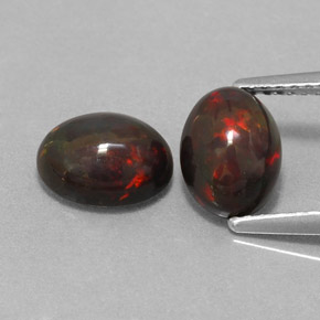 Achetez naturel ct multicolore opale chocolat gems, coupe ovale, en provenance ethiopie chez gemselect. en stock, livraison internationale!