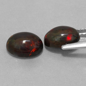 Achetez naturel ct multicolore opale chocolat gems, coupe ovale, en provenance ethiopie chez gemselect. en stock, livraison internationale!