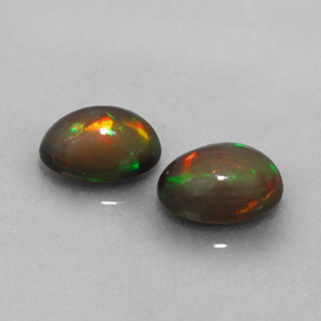 Achetez naturel ct multicolore opale chocolat gems, coupe ovale, en provenance ethiopie chez gemselect. en stock, livraison internationale!