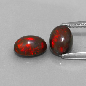 Achetez naturel ct multicolore opale chocolat gems, coupe ovale, en provenance ethiopie chez gemselect. en stock, livraison internationale!