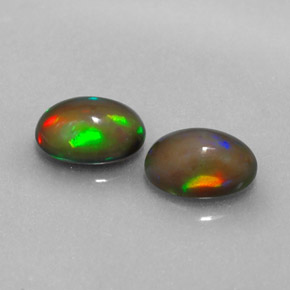 Achetez naturel ct Multicolore Opale Chocolat gems, Coupe ovale, En provenance Ethiopie chez GemSelect. En stock, livraison internationale!