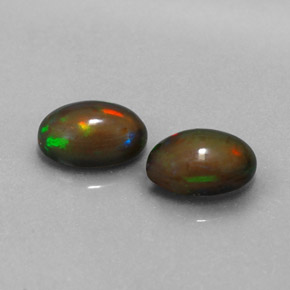 Achetez naturel ct multicolore opale chocolat gems, coupe ovale, en provenance ethiopie chez gemselect. en stock, livraison internationale!
