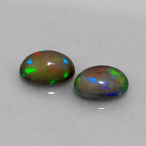 Achetez naturel ct multicolore opale chocolat gems, coupe ovale, en provenance ethiopie chez gemselect. en stock, livraison internationale!