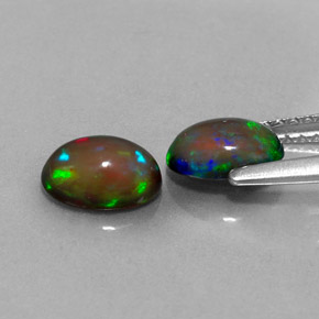 Achetez naturel ct multicolore opale chocolat gems, coupe ovale, en provenance ethiopie chez gemselect. en stock, livraison internationale!