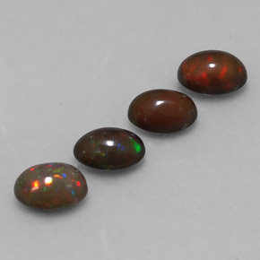 Achetez naturel ct multicolore opale chocolat gems, coupe ovale, en provenance ethiopie chez gemselect. en stock, livraison internationale!
