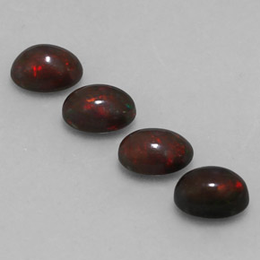 Achetez naturel ct multicolore opale chocolat gems, coupe ovale, en provenance ethiopie chez gemselect. en stock, livraison internationale!