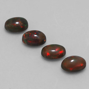 Achetez naturel ct multicolore opale chocolat gems, coupe ovale, en provenance ethiopie chez gemselect. en stock, livraison internationale!