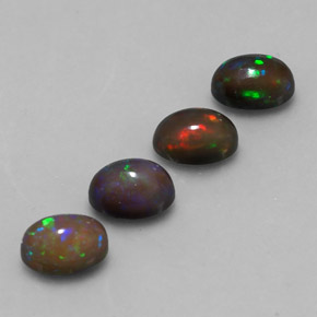 Achetez naturel ct multicolore opale chocolat gems, coupe ovale, en provenance ethiopie chez gemselect. en stock, livraison internationale!