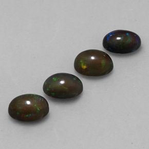 Achetez naturel 2,39ct multicolore opale chocolat gems, coupe ovale, en provenance ethiopie chez gemselect. en stock, livraison internationale!