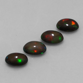 Achetez naturel ct multicolore opale chocolat gems, coupe ovale, en provenance ethiopie chez gemselect. en stock, livraison internationale!