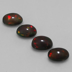 Achetez naturel ct multicolore opale chocolat gems, coupe ovale, en provenance ethiopie chez gemselect. en stock, livraison internationale!