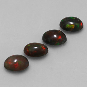 Achetez naturel ct multicolore opale chocolat gems, coupe ovale, en provenance ethiopie chez gemselect. en stock, livraison internationale!