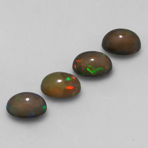 Achetez naturel ct multicolore opale chocolat gems, coupe ovale, en provenance ethiopie chez gemselect. en stock, livraison internationale!