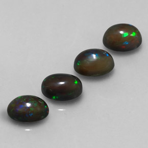 Achetez naturel 2.56ct Multicolore Opale Chocolat gems, Coupe ovale, En provenance Ethiopie chez GemSelect. En stock, livraison internationale!