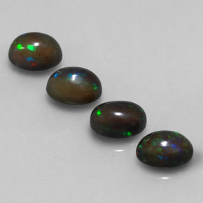 Achetez naturel 2.56ct Multicolore Opale Chocolat gems, Coupe ovale, En provenance Ethiopie chez GemSelect. En stock, livraison internationale!