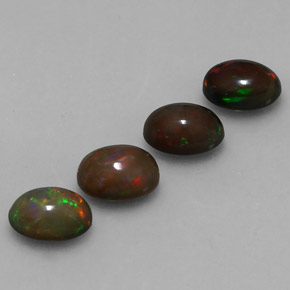 Achetez naturel 2,29ct multicolore opale chocolat gems, coupe ovale, en provenance ethiopie chez gemselect. en stock, livraison internationale!