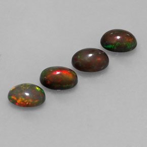 Achetez naturel ct multicolore opale chocolat gems, coupe ovale, en provenance ethiopie chez gemselect. en stock, livraison internationale!