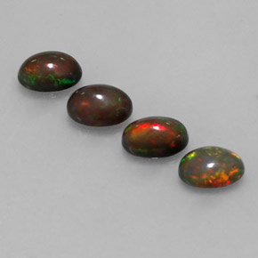 Achetez naturel ct multicolore opale chocolat gems, coupe ovale, en provenance ethiopie chez gemselect. en stock, livraison internationale!