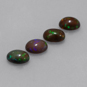 Achetez naturel ct multicolore opale chocolat gems, coupe ovale, en provenance ethiopie chez gemselect. en stock, livraison internationale!