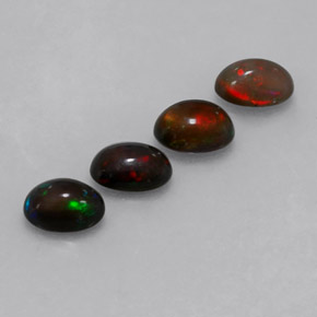 Achetez naturel ct multicolore opale chocolat gems, coupe ovale, en provenance ethiopie chez gemselect. en stock, livraison internationale!