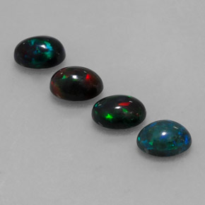 Achetez naturel ct multicolore opale chocolat gems, coupe ovale, en provenance ethiopie chez gemselect. en stock, livraison internationale!