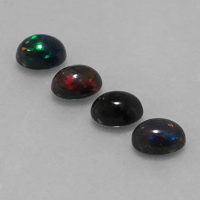 Achetez naturel 2.50ct Multicolore Opale Chocolat gems, Coupe ovale, En provenance Ethiopie chez GemSelect. En stock, livraison internationale!