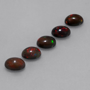 Achetez naturel 2,71ct multicolore opale chocolat gems, coupe ovale, en provenance ethiopie chez gemselect. en stock, livraison internationale!