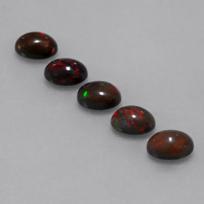 Achetez naturel 2,71ct multicolore opale chocolat gems, coupe ovale, en provenance ethiopie chez gemselect. en stock, livraison internationale!
