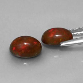 Achetez naturel ct multicolore opale chocolat gems, coupe ovale, en provenance ethiopie chez gemselect. en stock, livraison internationale!