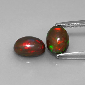 Achetez naturel ct multicolore opale chocolat gems, coupe ovale, en provenance ethiopie chez gemselect. en stock, livraison internationale!