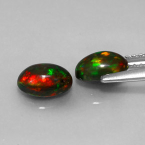 Achetez naturel ct multicolore opale chocolat gems, coupe ovale, en provenance ethiopie chez gemselect. en stock, livraison internationale!