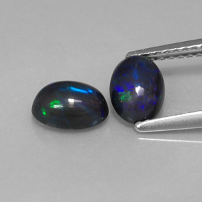 Achetez naturel ct multicolore opale chocolat gems, coupe ovale, en provenance ethiopie chez gemselect. en stock, livraison internationale!