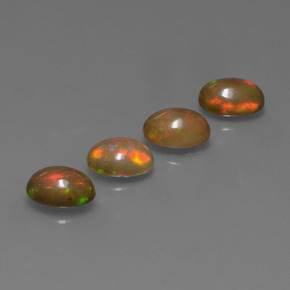 Achetez naturel ct multicolore opale chocolat gems, coupe ovale, en provenance ethiopie chez gemselect. en stock, livraison internationale!